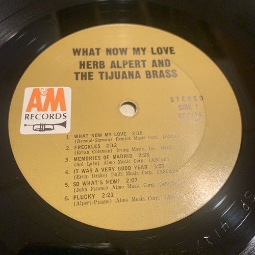 Herb Alpert & The Tijuana Brass What Now My Love LP A&M Stereo + Shrink M-/M-!!! - Picture 3 of 5
