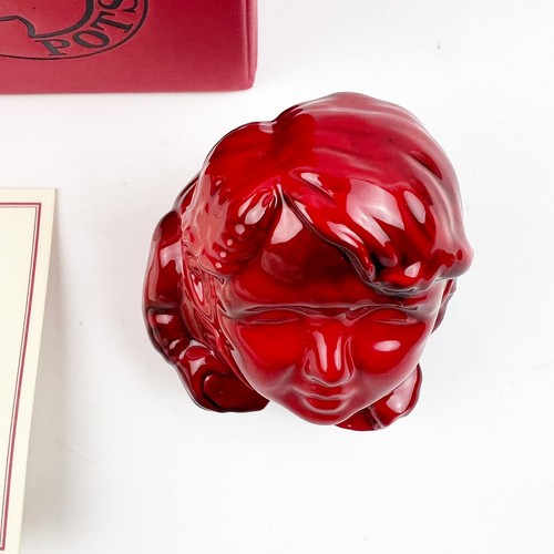 NEW Kevin Francis Face Pots Billy Bunter Flambe Greyfriars I See You Fellows Red - Picture 2 of 8