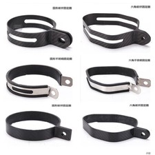 Motorcycle Exhaust Muffler Silencer Clamp Strap Mount Bracket Hanger