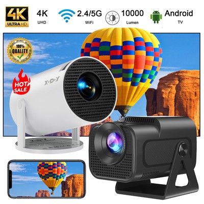 4K Smart Projector HD LED 5G WiFi Bluetooth Android HDMI USB Beamer Home Theater