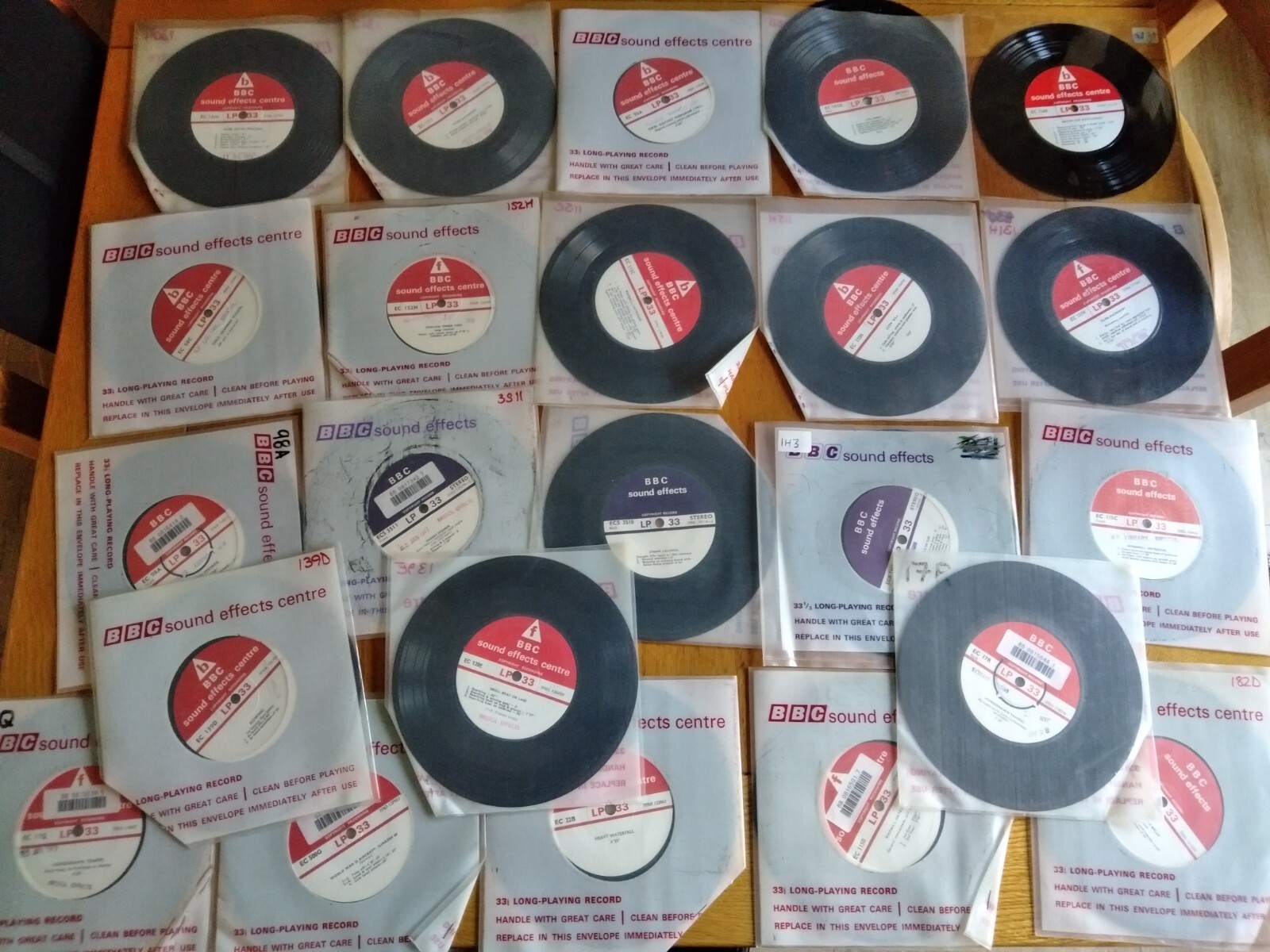 BBC Sound Effects 7" vinyl job lot eBay