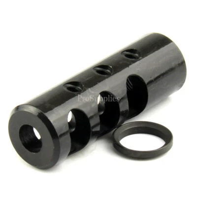 TACFUN 6.5 Creedmoor Competition Muzzle Brake 5/8x24 TPI Thread With Crush Washer