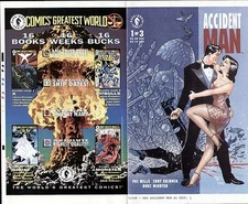 HOWARD CHAYKIN ACCIDENT MAN #1 ORIGINAL PRODUCTION ART COVER DARK HORSE COMICS