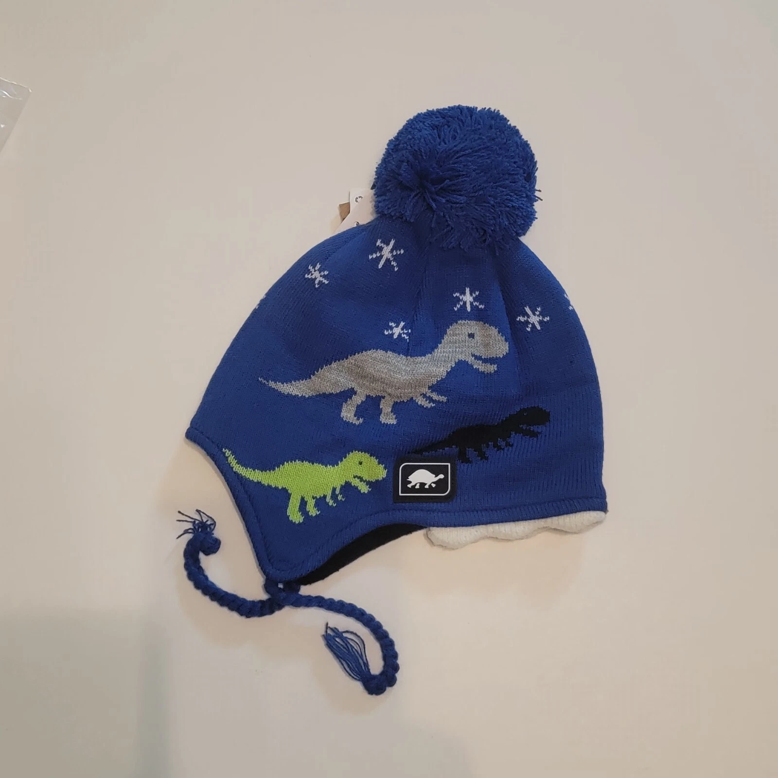 Turtle Fur Chomp Chomp Beenie for Toddler Boys NWT
