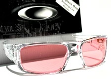 NEW OAKLEY CRANKSHAFT Shiny Clear GALAXY HD Pink Iridium Sunglass 9239
