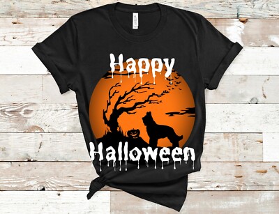 Briard Halloween Shirt Berger de Brie Gift Scary Costume for Him or Her Holiday 