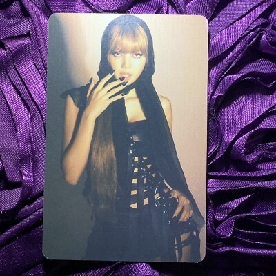 Lisa Alterego BLACKPINK KPOP Idol Goddess Photo Card Special Black
