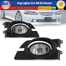 Fog Lights For 98-02 Honda Accord Sedan Driving Clear Lamps Switch Wiring Kit Fog Lights For 98-02 Honda Accord Sedan Driving Clear Lamps Switch Wiring Kit