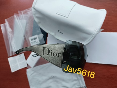 CHRISTIAN DIOR SUNGLASSES WESTERN ANTIQUE SHIELD PEWTER PRADA,NEW,OVERSHINE,GOLD - Picture 9 of 17