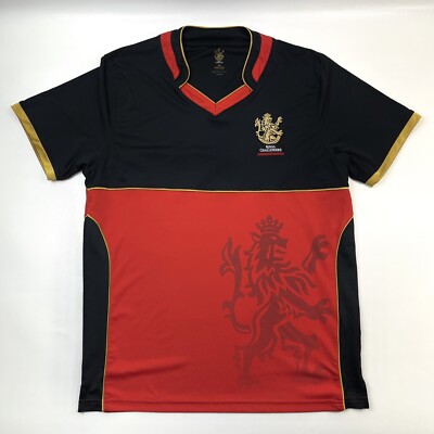 RCB Royal Challengers Cricket Team Red/Black Jersey Wrogn