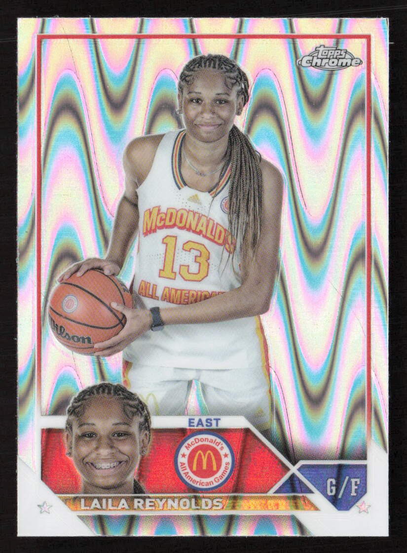 2023 Topps Chrome McDonald's #81 Laila Reynolds RayWave Refractor
