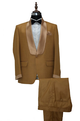 Men Golden Suits Designer Wedding 