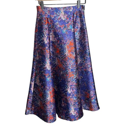 Jupe midi LK Bennett Brunele entièrement imprimée taille 4