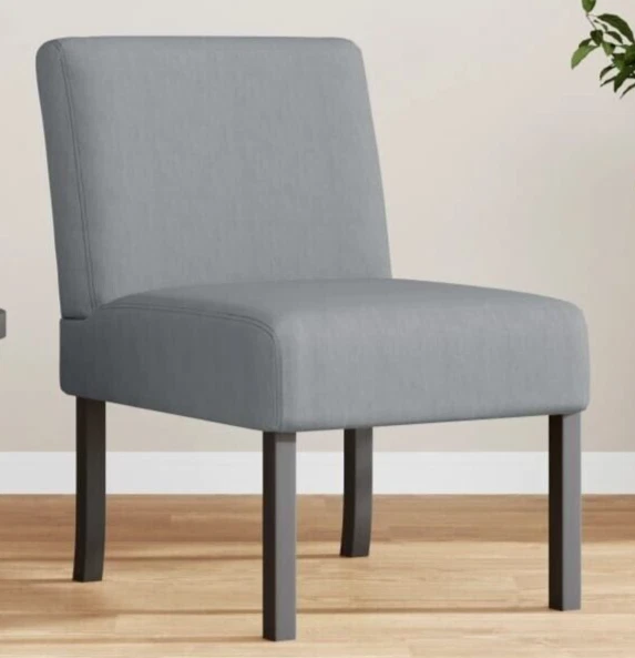 Gray outlet slipper chair