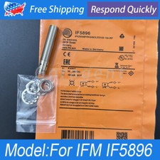 New Cylindrical Proximity Switch Sensor For IFM IF5896 10-36VDC 100mA 4mm 4-Pins