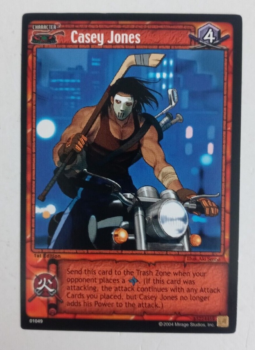 2004 Teenage Mutant Ninja Turtles Trading Card Game Casey jones