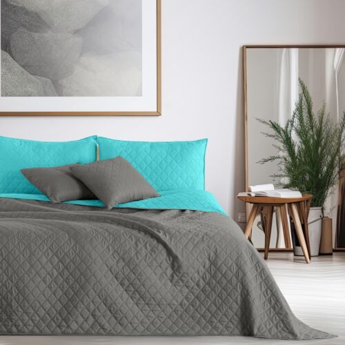 Tagesdecke Bettüberwurf Allzweckdecke Wohndecke Wendedesign Steppung 562 - Bild 19 von 25