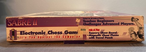 Vintage EXCALIBUR SABRE II Electronic Chess Travel Game 1988. Tested & Works - Picture 11 of 23