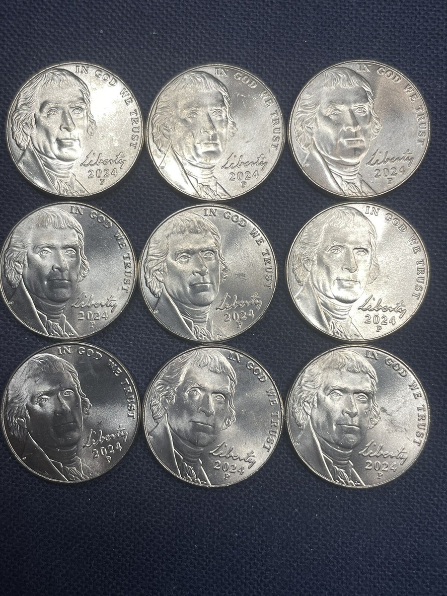 2024 P- Jefferson Nickel Beehive and Bees Error- Die Chips Gouges