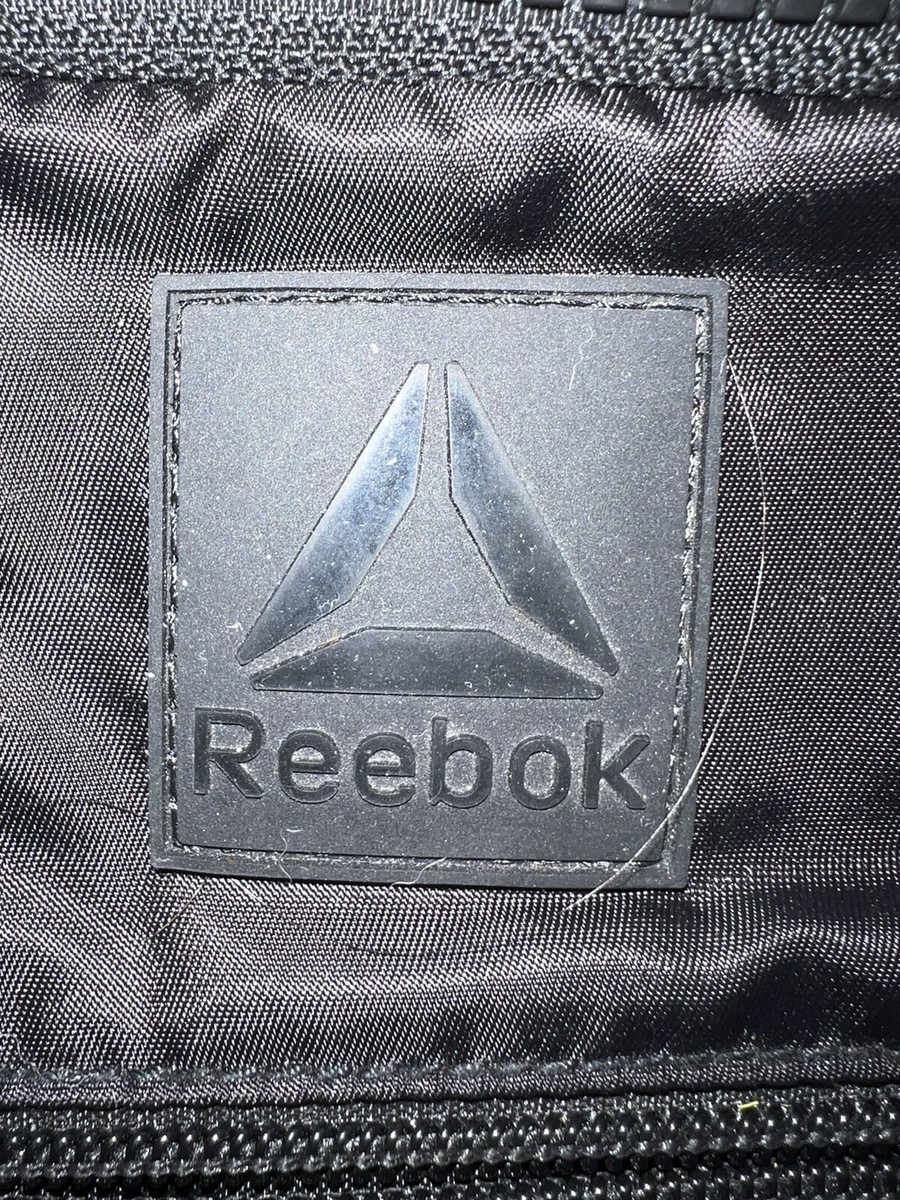Reebok Unisex Black Nylon Backpack Multipocket Great Condition