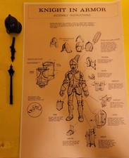 3 BLUE Noble Knight accessories  manual copy Marx Gordon Gold Stuart Silver