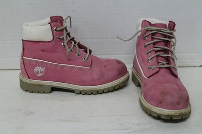 youth pink timberland boots