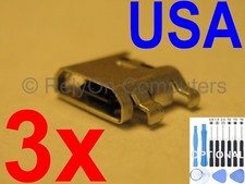 3x Micro USB Charging Port Sync For ZTE N5 ZMAX Z970 MAX N9510 9520 Z787 Z987