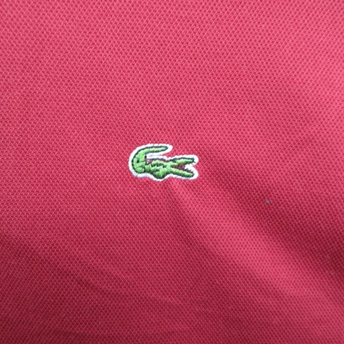 Lacoste Polo Shirt Mens 4XL Red Vintage Made In France Cotton - Picture 7 of 14