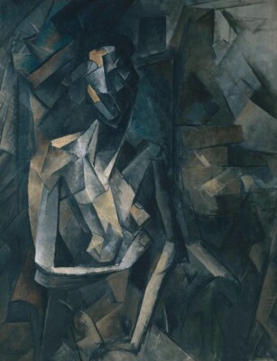 Seated Nude Pablo Picasso 1909 Proto Cubist Female Figure Art Print seated-nude-pablo-picasso-1909-proto-cubist-female-figure-art-print