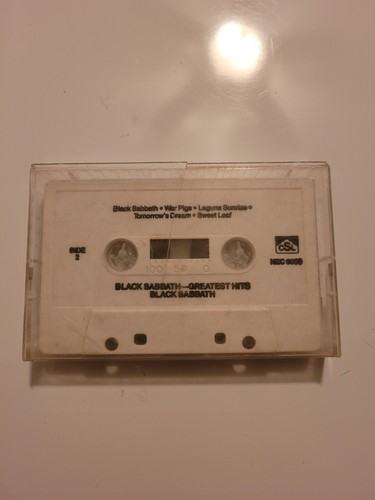 Black Sabbath Greatest Hits Cassette Only Used