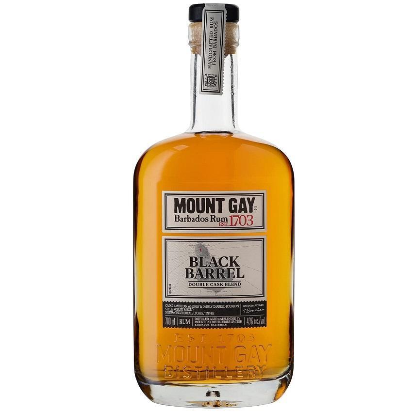MOUNT GAY RUM BARBADOS EST 1703 BLACK BARREL 70 CL