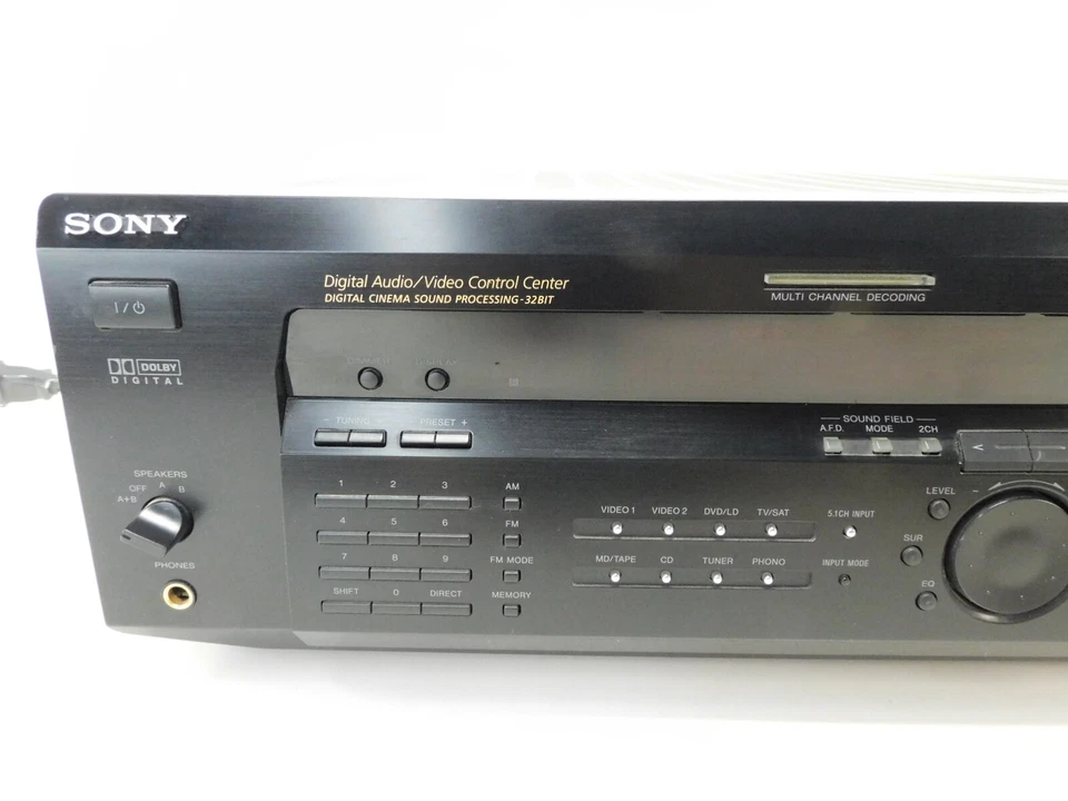 SONY STR-DE635 AM/FM STEREO RECEIVER NICE 5.1 270W DIGITAL CINEMA SOUND & EQ - Image 3 of 4