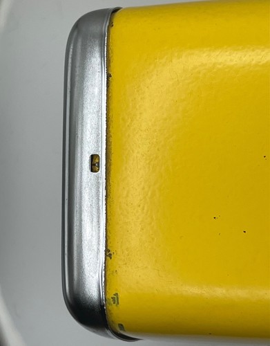 Vintage Crown Zellerbach Chrome/Yellow Diner Metal Two-Sided Napkin Holder - Picture 9 of 18