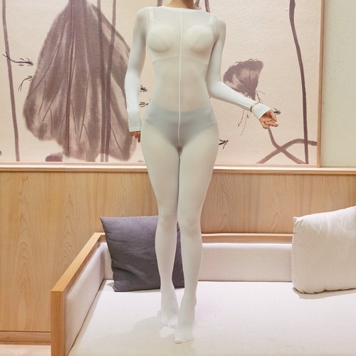 Sexy Hombres Mujeres Mono Transparente Body Completo Transparente Body Medias Nuevo - Imagen 3 de 29