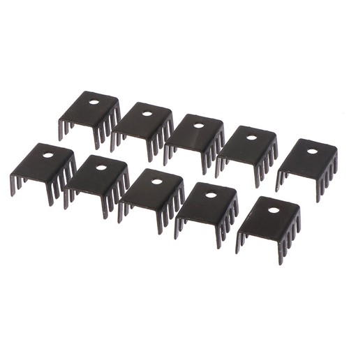10pcs TO-220 Aluminum Profile 7805 Heatsink 781 Radiator Heat Sink 19*15*10MM - Photo 11/12
