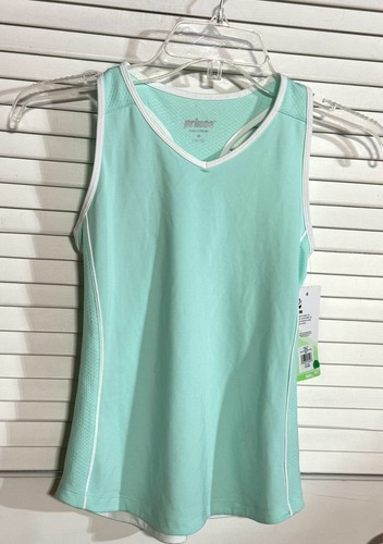 Prince Youth Girls Green NEW Tennis Tank Top M 10/12