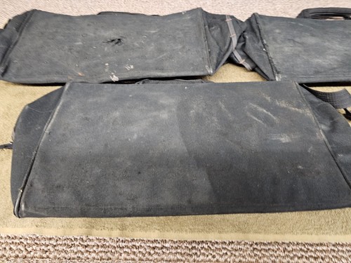3 Paramount Mechanics Military Canvas Tool Bags Large Zipper Bag Black - Picture 8 of 17