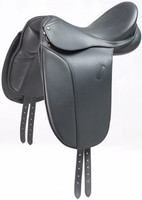 Beautiful Black Dressage Leather Saddle Size 16 Beautiful Black Dressage Leather Saddle Size 16