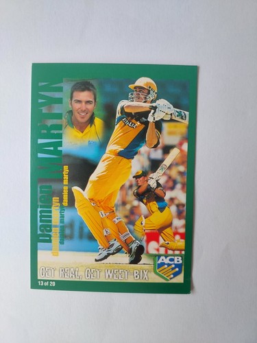 Weet-Bix - ACA - Cricket 2000 Get Real - Partial cards 7 of 20 of in set. - Picture 7 of 9