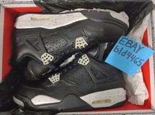 2015 Nike Air Jordan 4 Retro LS Oreo size 9  314254-003