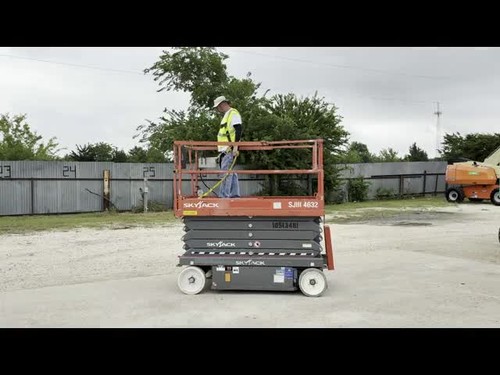 2016 Skyjack SJIII 4632 32' Electric Scissor Lift Man Aerial Platform bidadoo - Video 1 von 1