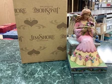 Jim Shore Heartwood Creek 2012 #4033260 Beauty In The Garden Blue Bird Angel