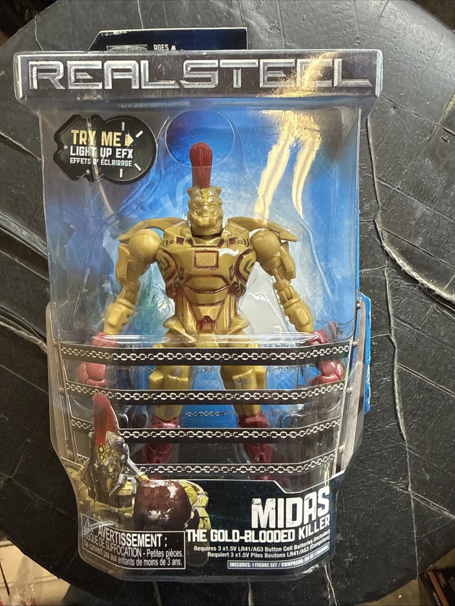 Midas The Gold-Blooded Killer 2011 REAL STEEL Jakks Pacific MOC