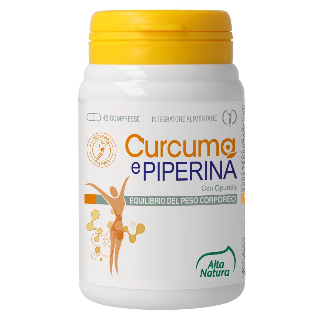 ALTA NATURA CURCUMA E PIPERINA 45 CPR