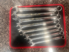 Snap On Tools Oexm120b-oexm190b 8 Wrench Set 12mm-19mm W Icon Magnetic Mat