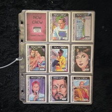 Personality Comics Star Trek  New Crew Trading Card Set 1992 36 Cards Complete