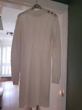 Cream Knitted Womens Dress