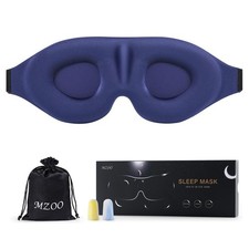 MZOO Sleep Mask for Side Sleeper Women Men, Eye Mask for Sleeping Light Blocking