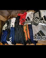Boys Nike Jordan Polo RL Adidas Shirts Shorts Hats Clothes Lot Sz Med A BARGAIN