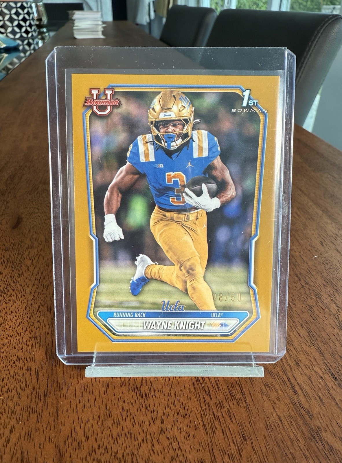 Topps 2026 Bowman University 1st Bowman Wayne Knight UCLA #BPP-68 Gold /50